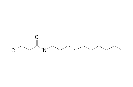 Propionamide, 3-chloro-N-decyl-