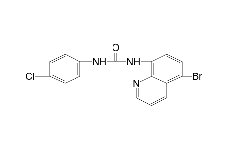 1-(5-bromo-8-quinolyl)-3-(p-chlorophenyl)urea