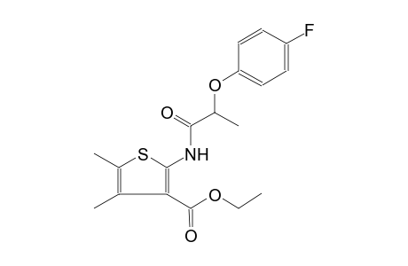 ethyl 2-{[2-(4-fluorophenoxy)propanoyl]amino}-4,5-dimethyl-3-thiophenecarboxylate