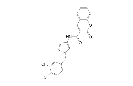 N-[1-(3,4-dichlorobenzyl)-1H-pyrazol-4-yl]-2-oxo-2H-chromene-3-carboxamide