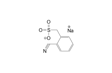 o-cyano-alpha-toluenesulfonic acid, sodium salt