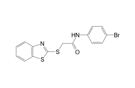 2-(1,3-Benzothiazol-2-ylsulfanyl)-N-(4-bromophenyl)acetamide