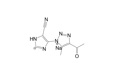 1-(5'-Cyanoimidazol-4'-yl)-4-acetyl-5-methyl-[1,2,3]-triazole - sodium salt