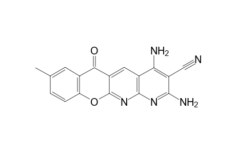 2,4-Diamino-8-methyl-6-oxo-6H-chromeno[2,3-b][1,8]naphthyridine-3-carbonitrile