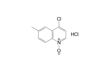 4-chloro-6-methylquinoline, 1-oxide, hydrochloride