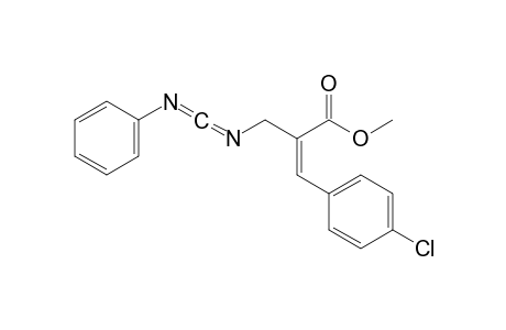 Methyl 3-(4-chlorophenyl)-2-({[(phenylimino)methylene]amino}methyl)acrylate