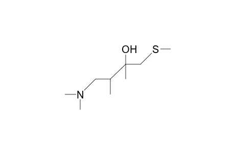 Erythro,threo-2,3-dimethyl-4-dimethylamino-1-methyl-thiobutan-2-ol