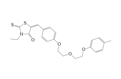 4-thiazolidinone, 3-ethyl-5-[[4-[2-[2-(4-methylphenoxy)ethoxy]ethoxy]phenyl]methylene]-2-thioxo-, (5E)-