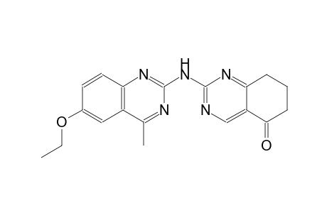 2-[(6-ethoxy-4-methyl-2-quinazolinyl)amino]-7,8-dihydro-5(6H)-quinazolinone