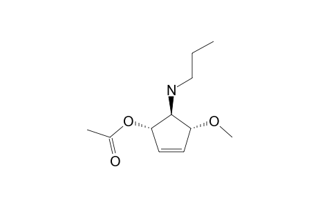 3-Acetoxy-4-(N-propylamino)-5-methoxycyclopentene