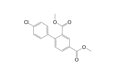 4'-chloro-biphenyl-2,4-dicarboxylic acid dimethyl ester