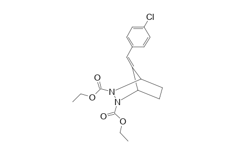 DIETHYL-7-(4-CHLOROPHENYLMETHYLENE)-2,3-DIAZABICYCLO-[2.2.1]-HEPTANE-2,3-DICARBOXYLATE