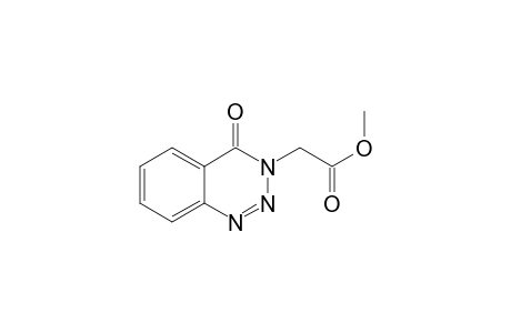 2-(4-keto-1,2,3-benzotriazin-3-yl)acetic acid methyl ester