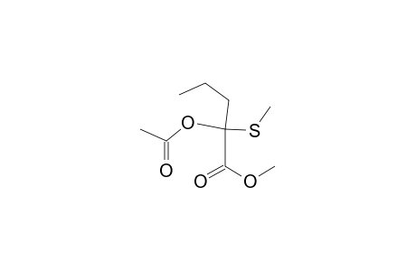 2-HYDROXY-2-(METHYLTHIO)VALERIC ACID, METHYL ESTER, ACETATE