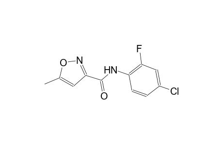 N-(4-chloro-2-fluorophenyl)-5-methyl-3-isoxazolecarboxamide