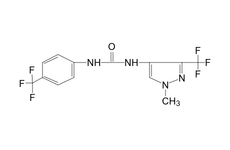 1-[1-METHYL-3-(TRIFLUOROMETHYL)PYRAZOL-4-YL]-3-(alpha,alpha,alpha-TRIFLUORO-p-TOLYL)UREA