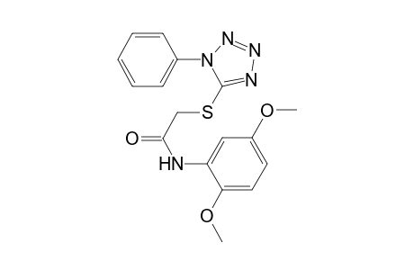 N-(2,5-Dimethoxy-phenyl)-2-(1-phenyl-1H-tetrazol-5-ylsulfanyl)-acetamide