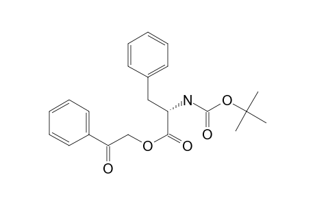 Phenacyl N-T-boc-phenylalanine