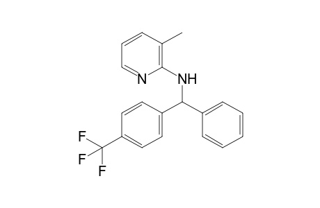 3-Methyl-N-(phenyl(4-(trifluoromethyl)phenyl)methyl)pyridin-2-amine