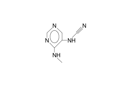 5-(Cyanamino)-4-(methylamino)-pyrimidine