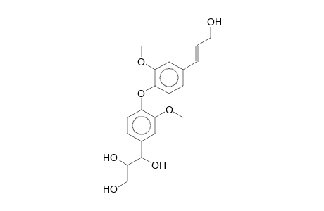 2,2'-DIMETHOXY-4-(3-HYDROXY-1-PROPENYL)-4'-(1,2,3-TRIHYDROXYPROPYL)-BIPHENYLETHER