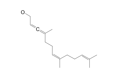 (7Z)-4,8,12-Trimethyltrideca-2,3,7,11,-tetraene-1-ol