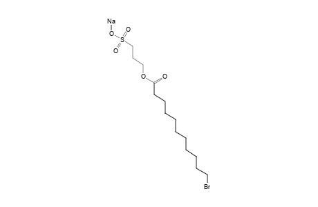 11-bromoundecanoic acid, 3-sulfopropyl ester, sodium salt