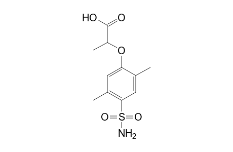 2-[(4-sulfamoyl-2,5-xylyl)oxy]propionic acid