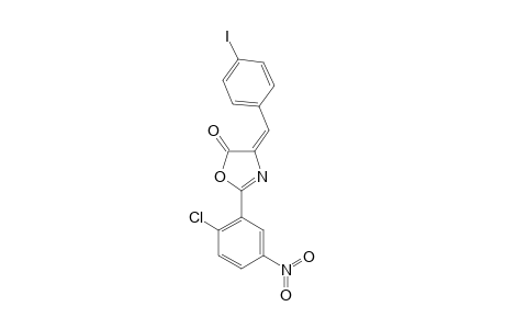 2-(2-Chloro-5-nitrophenyl)-4-(4-iodophenylmethylene)-4,5-dihydrooxazol-