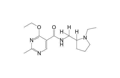 4-ethoxy-N-[(1-ethyl-2-pyrrolidinyl)methyl]-2-methyl-5-pyrimidinecarboxamide