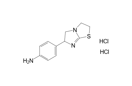 6-(p-aminophenyl)-2,3,5,6-tetrahydroimidazo[2,1-b]thiazole, dihydrochloride