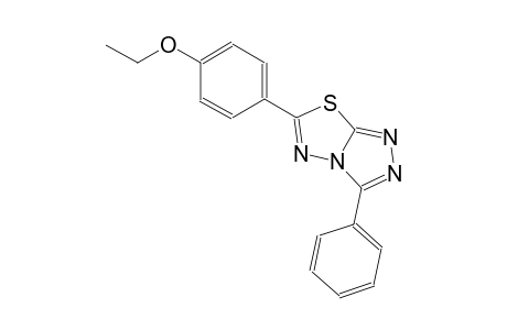 ethyl 4-(3-phenyl[1,2,4]triazolo[3,4-b][1,3,4]thiadiazol-6-yl)phenyl ether