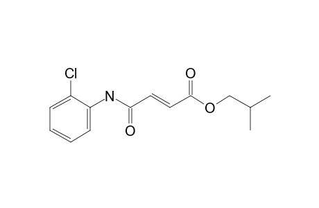 Fumaric acid, monoamide, N-(2-chlorophenyl)-, isobutyl ester