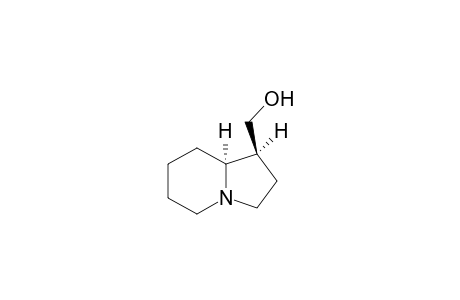 7-Hydroxymethyl-1-azabicyclo[4.3.0]nonane (+-)-Tashiromine