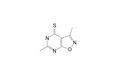 3,6-DIMETHYLISOXAZOLO-[5.4-D]-PYRIMIDINE-4-(5-H)-THIONE