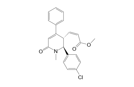 (Z)-methyl 3-[(2S*,3S*)-2-(4-chlorophenyl)-2,3-dihydro-1-methyl-6-oxo-4-phenylpyrid-3-yl]propenoate