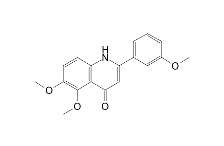 5,6-Dimethoxy-2-(3-methoxyphenyl)-1H-quinolin-4-one