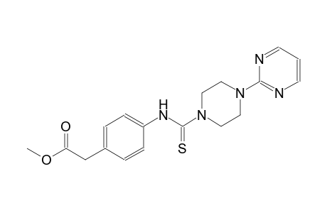 methyl [4-({[4-(2-pyrimidinyl)-1-piperazinyl]carbothioyl}amino)phenyl]acetate