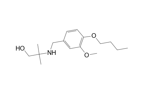 2-[(4-Butoxy-3-methoxybenzyl)amino]-2-methyl-1-propanol