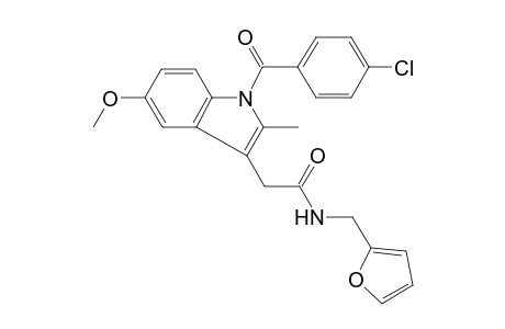 2-[1-(4-chlorobenzoyl)-5-methoxy-2-methyl-1H-indol-3-yl]-N-(2-furylmethyl)acetamide