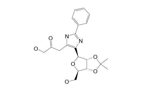 3-[2-PHENYL-4-(2,3-O-ISOPROPYLIDENE-BETA-D-RIBOFURANOSYL)-IMIDAZOLYL]-2-OXO-1-PROPANOL