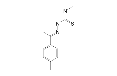 1-(alpha,p-dimethylbenzylidene)-4-methyl-3-thiosemicarbazide