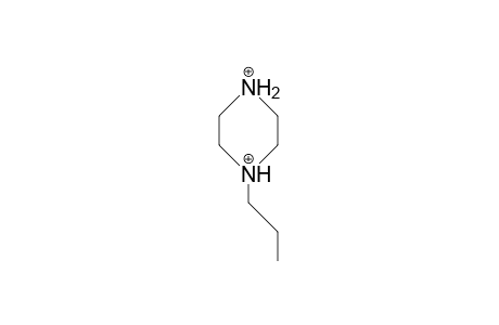 1-Propyl-piperazinium dication