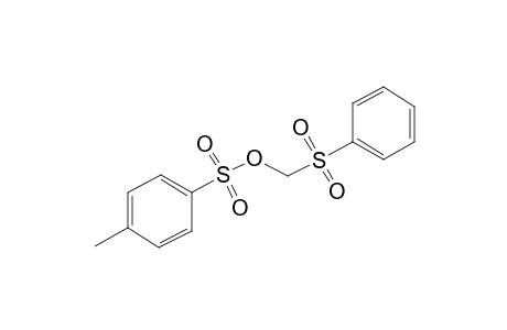 Methanol, (phenylsulfonyl)-, 4-methylbenzenesulfonate