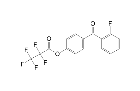 2-Fluoro-4'-hydroxybenzophenone, pentafluoropropionate