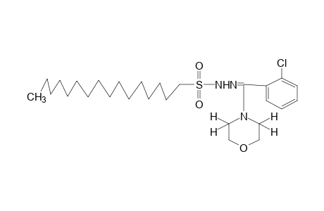 1-hexadecanesulfonic acid, (o-chloro-alpha-morpholinobenzylidene)hydrazide