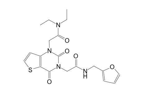 N,N-diethyl-2-{3-[4-(furan-2-yl)-2-oxobutyl]-2,4-dioxo-1H,2H,3H,4H-thieno[3,2-d]pyrimidin-1-yl}acetamide