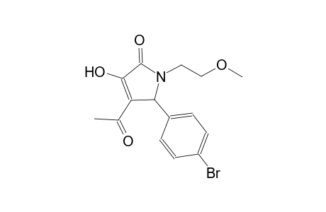 4-acetyl-5-(4-bromophenyl)-3-hydroxy-1-(2-methoxyethyl)-1,5-dihydro-2H-pyrrol-2-one