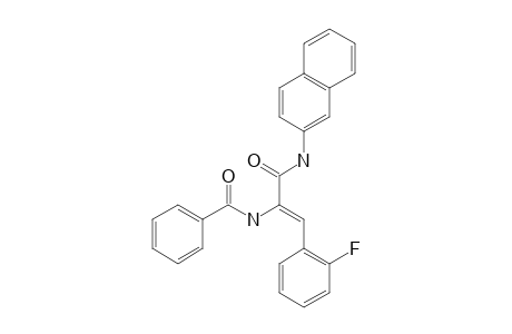 N-[2-(2-fluoro-phenyl)-1-(naphthalen-2-ylcarbamoyl)-vinyl]-benzamide