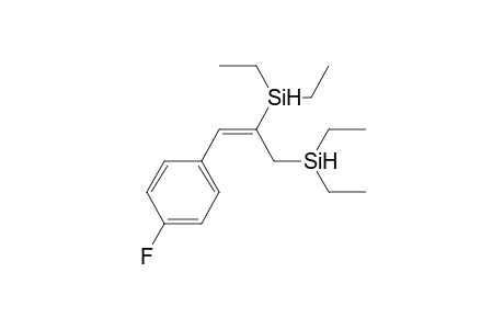 (E)-(3-(4-Fluorophenyl)prop-2-ene-1,2-diyl)bis(diethylsilane)